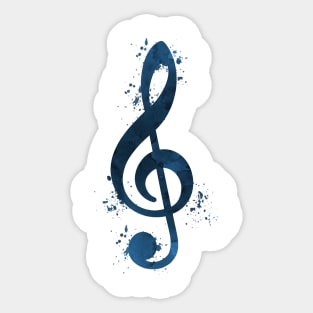 Treble clef Sticker